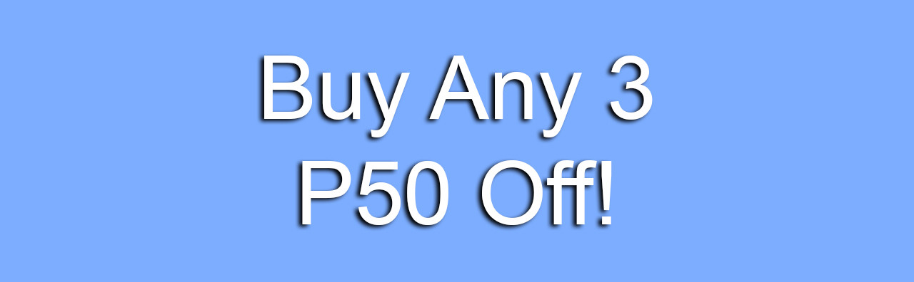 Buy Any 3 P50Off 1280x396px.jp